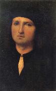 PERUGINO, Pietro Portrait of a Young Man oil painting
